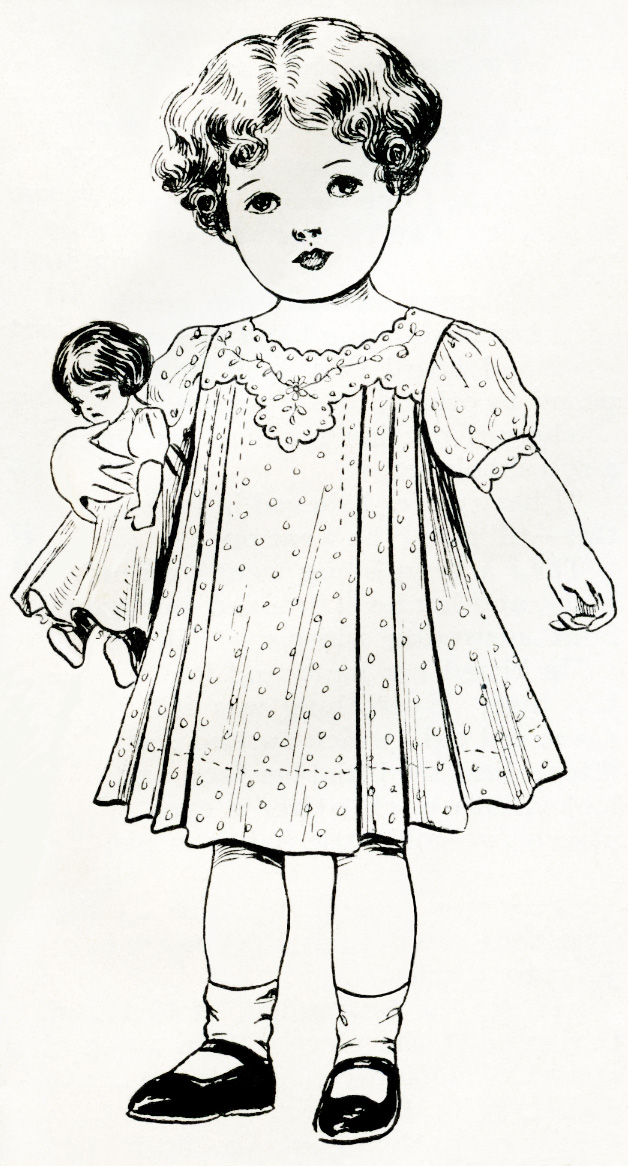 vintage doll clipart - photo #14
