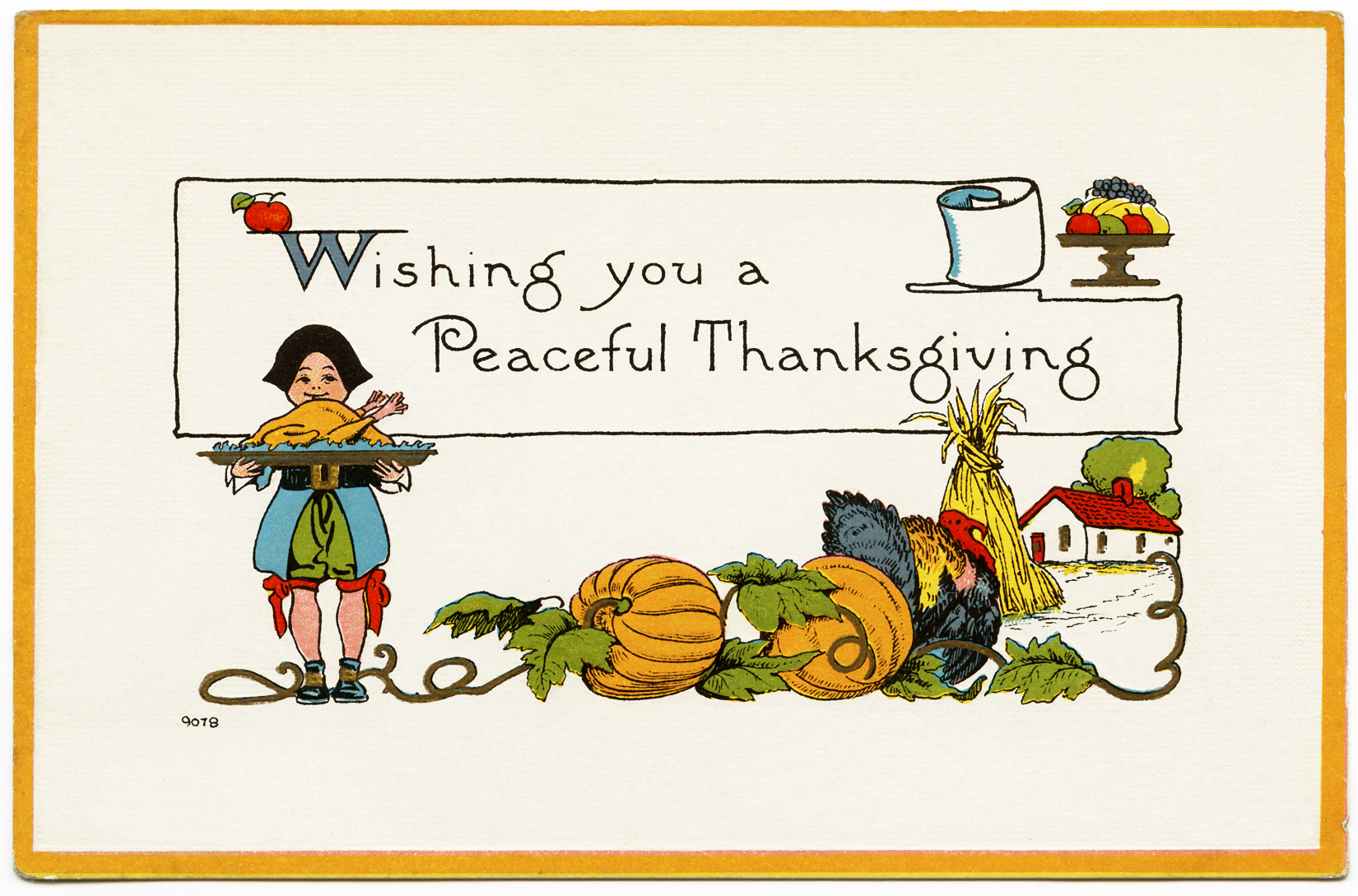 vintage clip art thanksgiving - photo #31