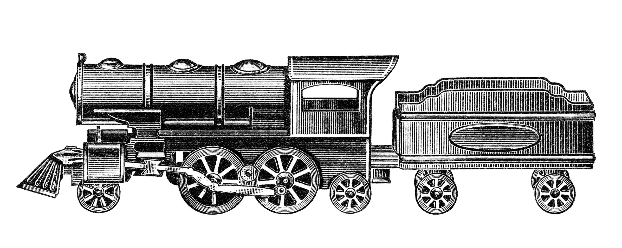 antique train clip art free - photo #10