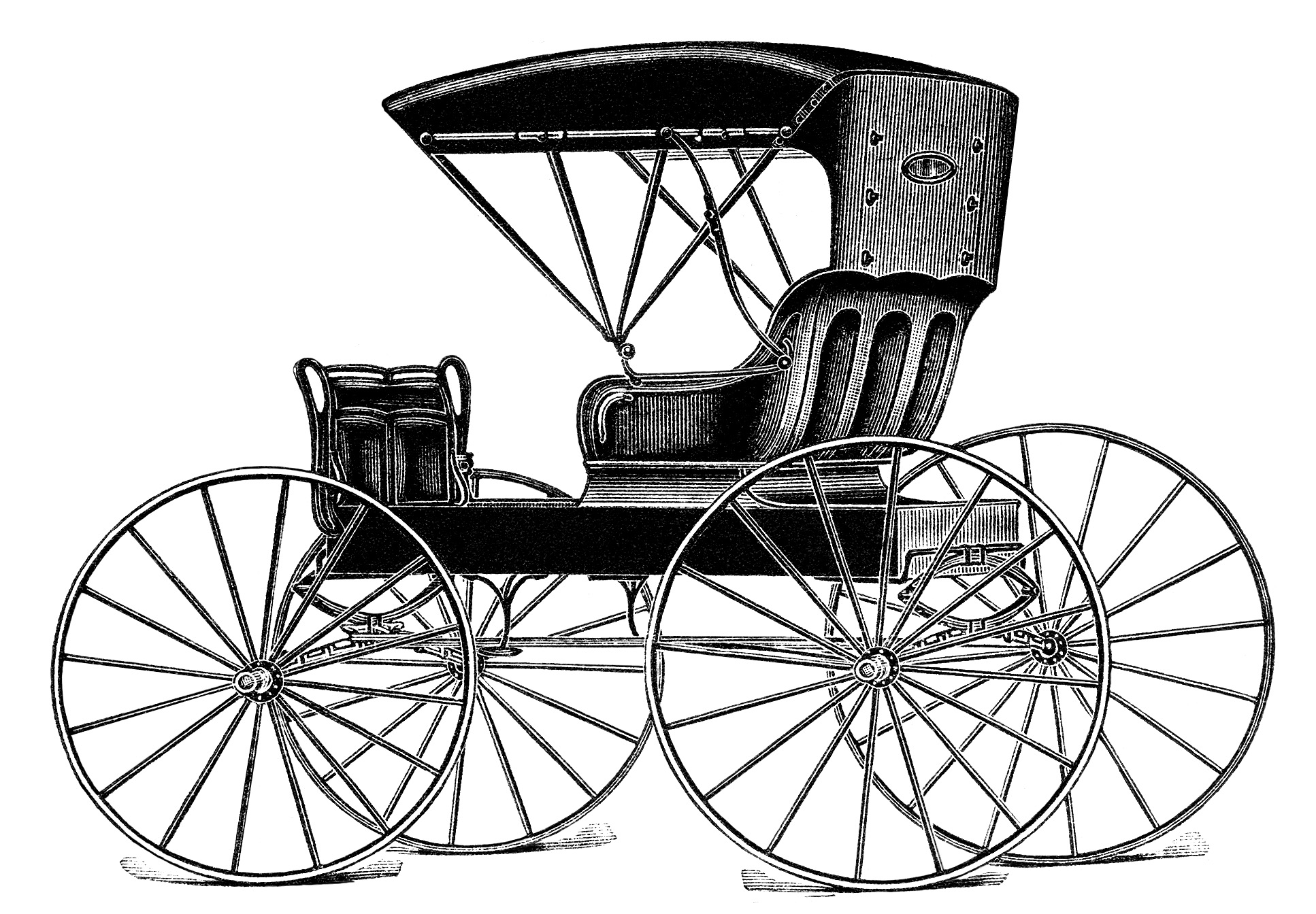 clipart horse drawn carriage - photo #6