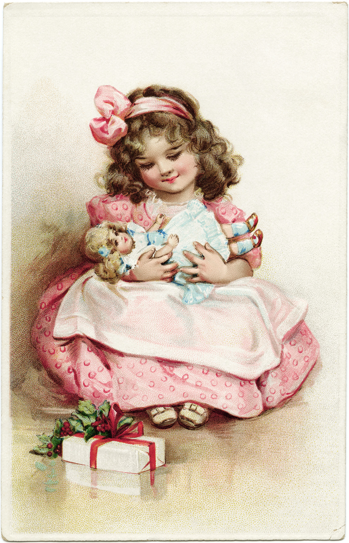 vintage doll clipart - photo #31