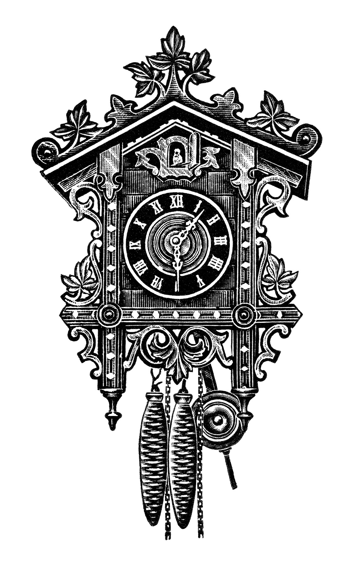 cuckoo clock clip art free - photo #2