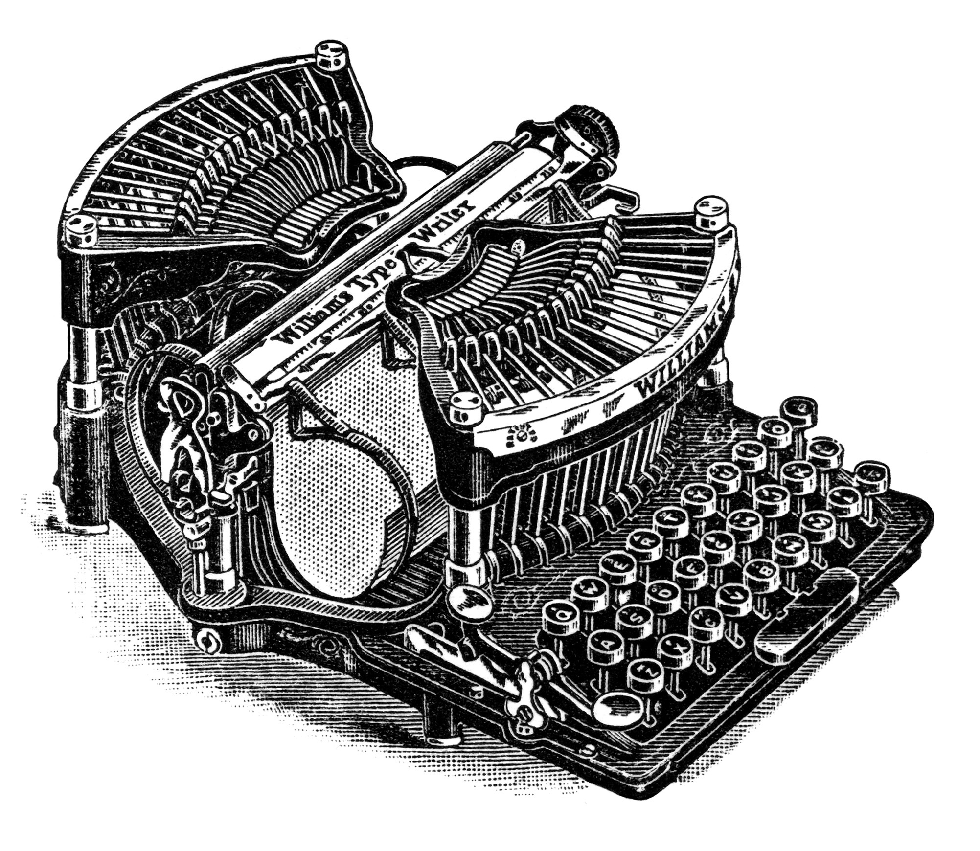 free clipart vintage typewriter - photo #20