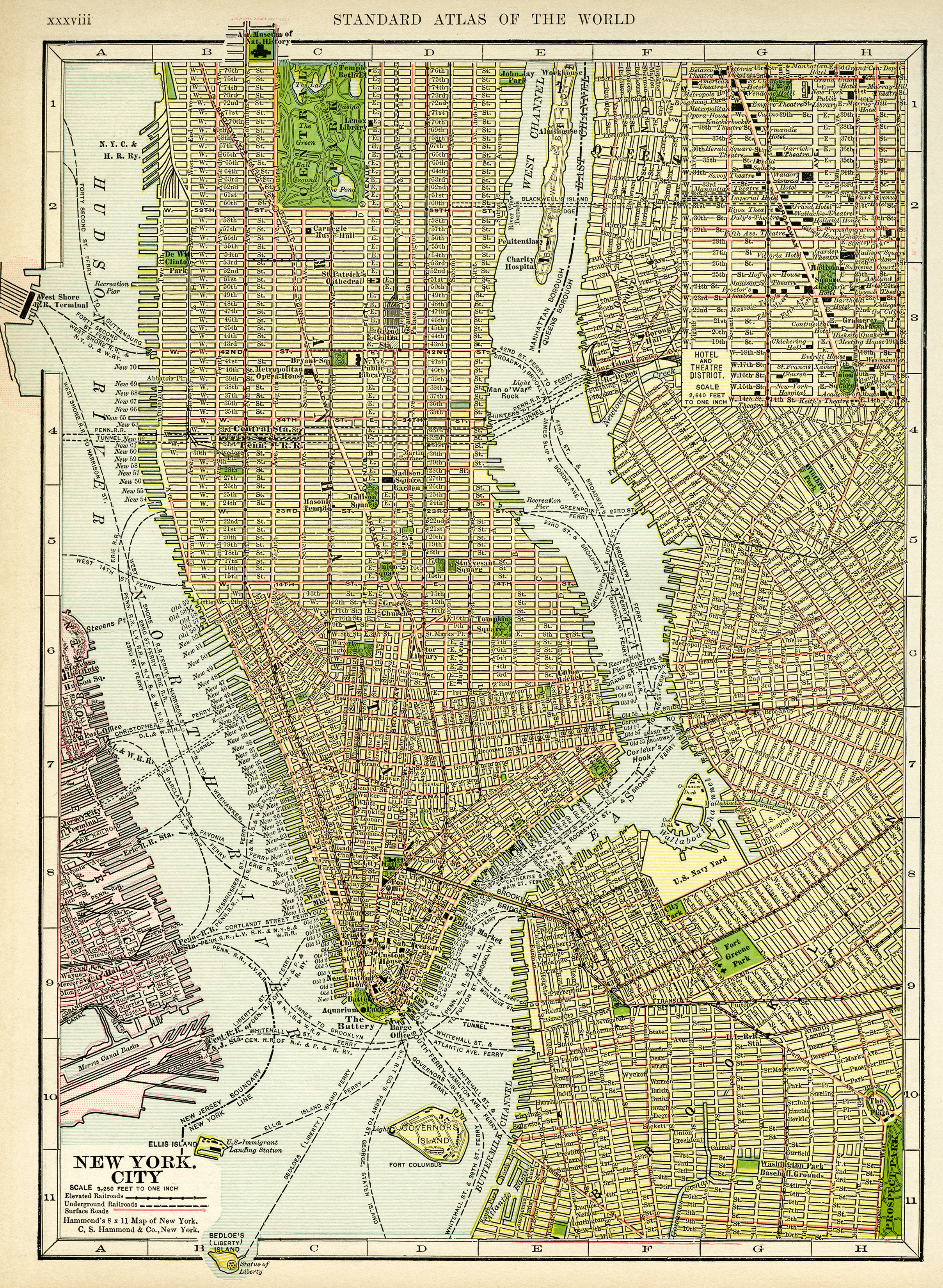 Vintage New York Map 26