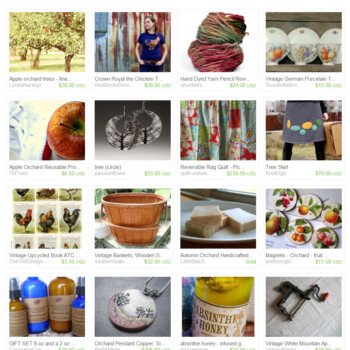 In The Orchard – Etsy Treasury