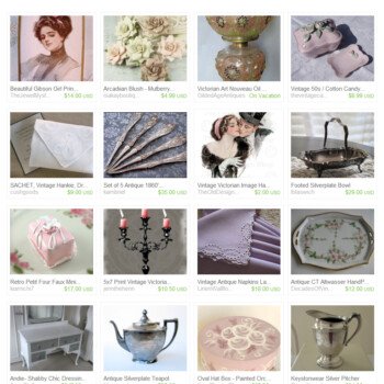 Victorian Shabby Chic…Round Two – Etsy Treasury