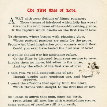 free vintage love poem