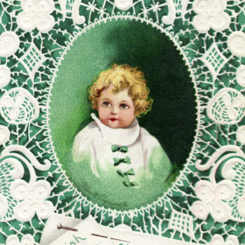 Free vintage clip art St Patricks Day Ellen Clapsaddle Baby Irish