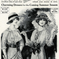 Free vintage image Victorian fashion advertisement