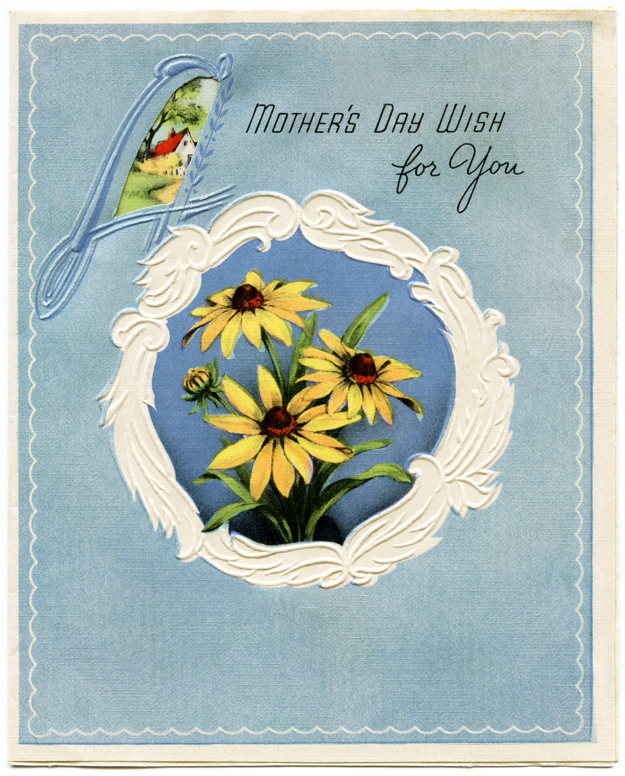 Here is another free vintage Mother’s Day digital card for you. 
