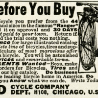 free vintage image, free vintage clipart, old magazine ad, graphic design image, old magazine ad, mead bicycle advertisement, bike 1919, free printable, antique bicycle, public domain ad