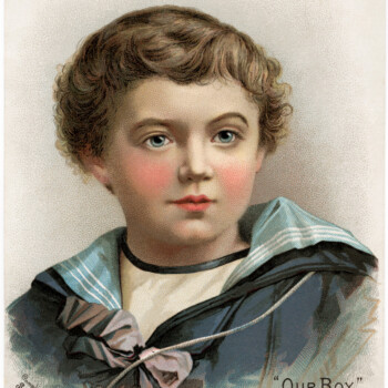 our boy scotts emulsion, vintage trading card, victorian ad card, free vintage image, free printable, free victorian clipart, vintage ephemera digital download, public domain image for graphic design, vintage image for scrapbooking, victorian card