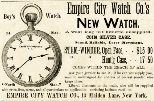 Free vintage watch clip art magazine ad