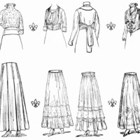 ladies vintage clothing, vintage fashion, women's clothing, 1915 ladies fashion, free vintage image, free vintage clipart clothing