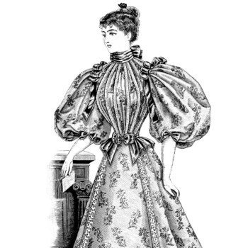 Victorian Lady Clip Art