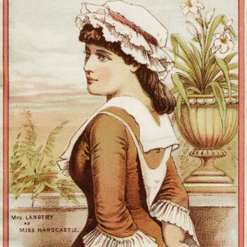 victorian trade card, broadhead dress goods, vintage advertising card, antique business card, lady in brown dress