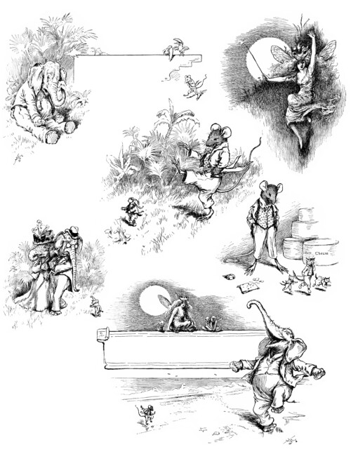 vintage fantasy storybook illustration