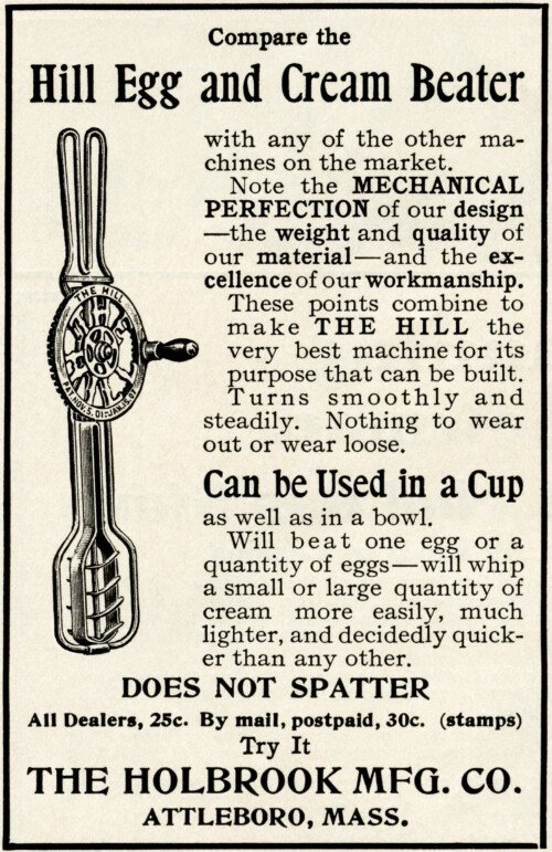 Free vintage clip art egg beater mixer magazine ad