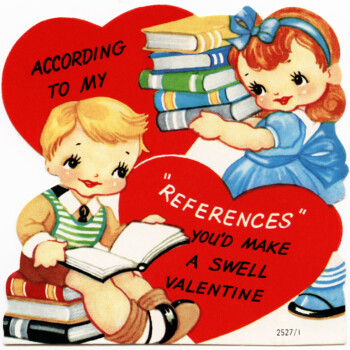retro valentine, free vintage valentine graphic, a swell valentine message, kids and books clipart, old valentine for children