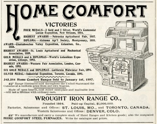 Free printable vintage stove magazine advertisement