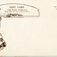 Adolph Selige, vintage postcard back, old paper graphics, vintage ephemera, free digital graphics