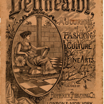 delineator magazine, vintage graphics, old paper, digital grungy paper, old sewing magazine, antique magazine cover, vintage ephemera