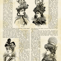 Free Victorian hats for ladies book page
