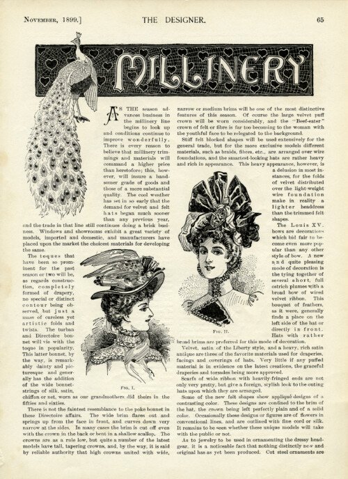 Free Victorian hats for ladies book pagd