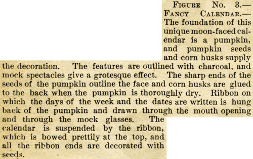 Free vintage moon face fancy calendar instructions