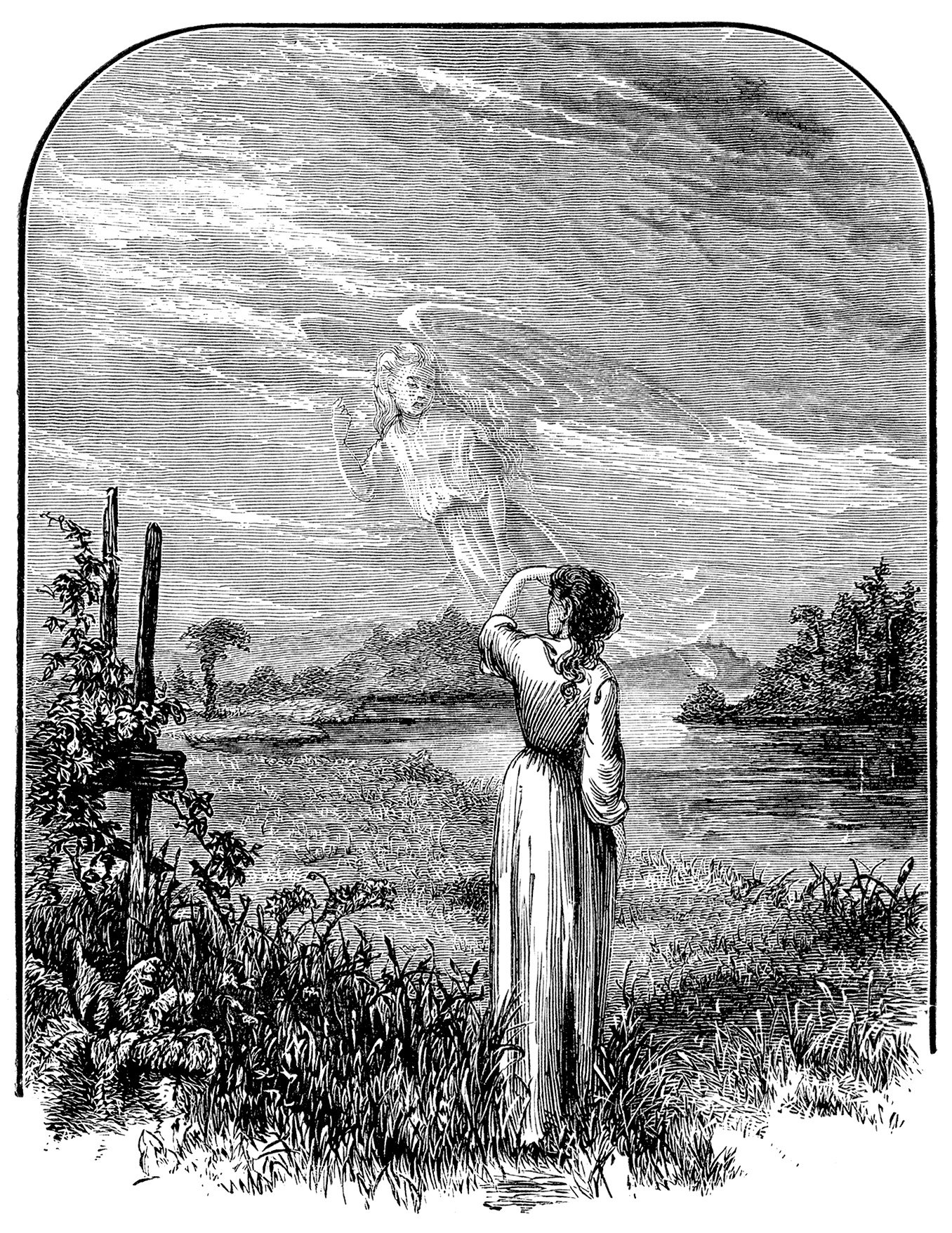 vintage angel clipart, angel engraving, antique angel image, nearer my God to thee, vintage clip art religious