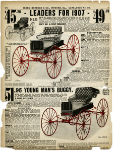 sears roebuck catalog, Victorian transportation, horse buggy clip art, vintage horse carriage image, old book page