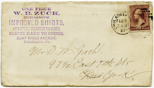 free vintage ephemera, antique paper graphics, old postmarked envelope, two cent stamp, digital aged paper