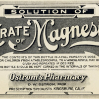 free vintage clip art citrate of magnesia medicine label ostrom pharmacy