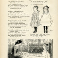 vintage school girl clip art, old school graphics, dillingham school poem, olive rush child art, old book page, printable old fashioned school