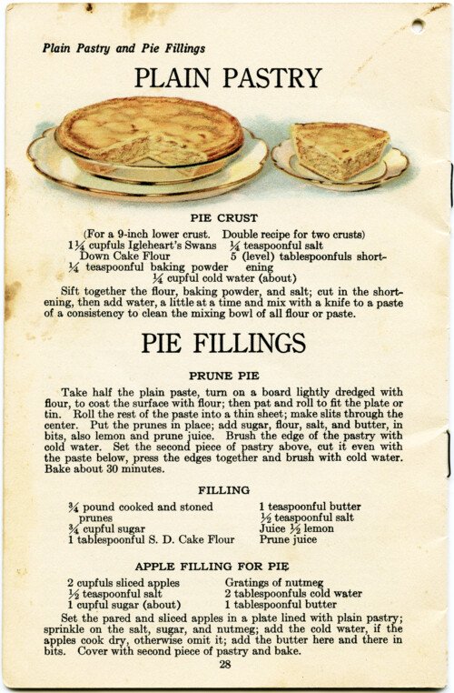 vintage pastry recipe, pie clip art, public domain recipe, old fashioned pie, apple pie free image  