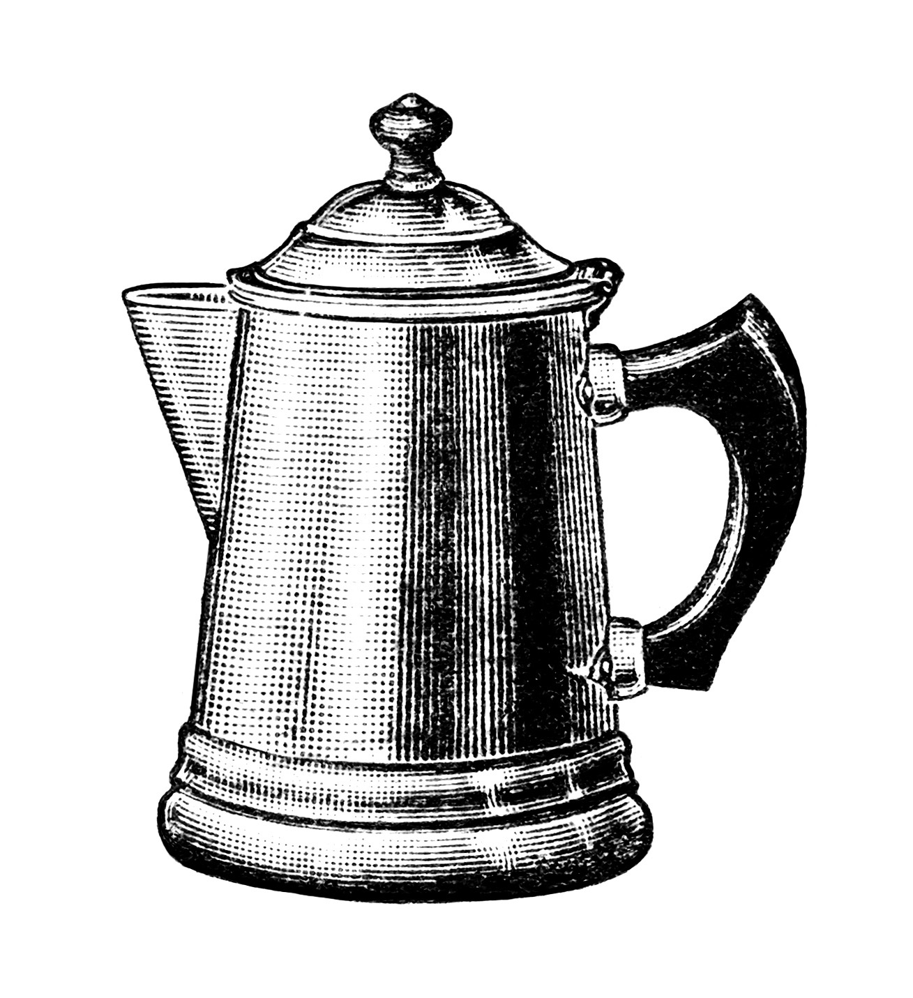 Free Vintage Coffee Pot Clip Art - The Old Design Shop