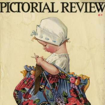 Charles Twelvetrees Pictorial Review child knitting cover