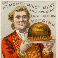 Atmore's trade card english plum pudding free vintage clip art