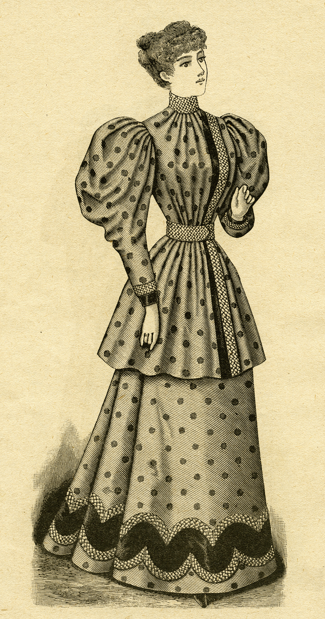 Victorian Lady Clip Art - Old Design Shop Blog