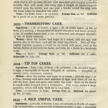 Thanksgiving cake, old cookbook page, free vintage ephemera, mrs beeton cake recipe, vintage kitchen clipart