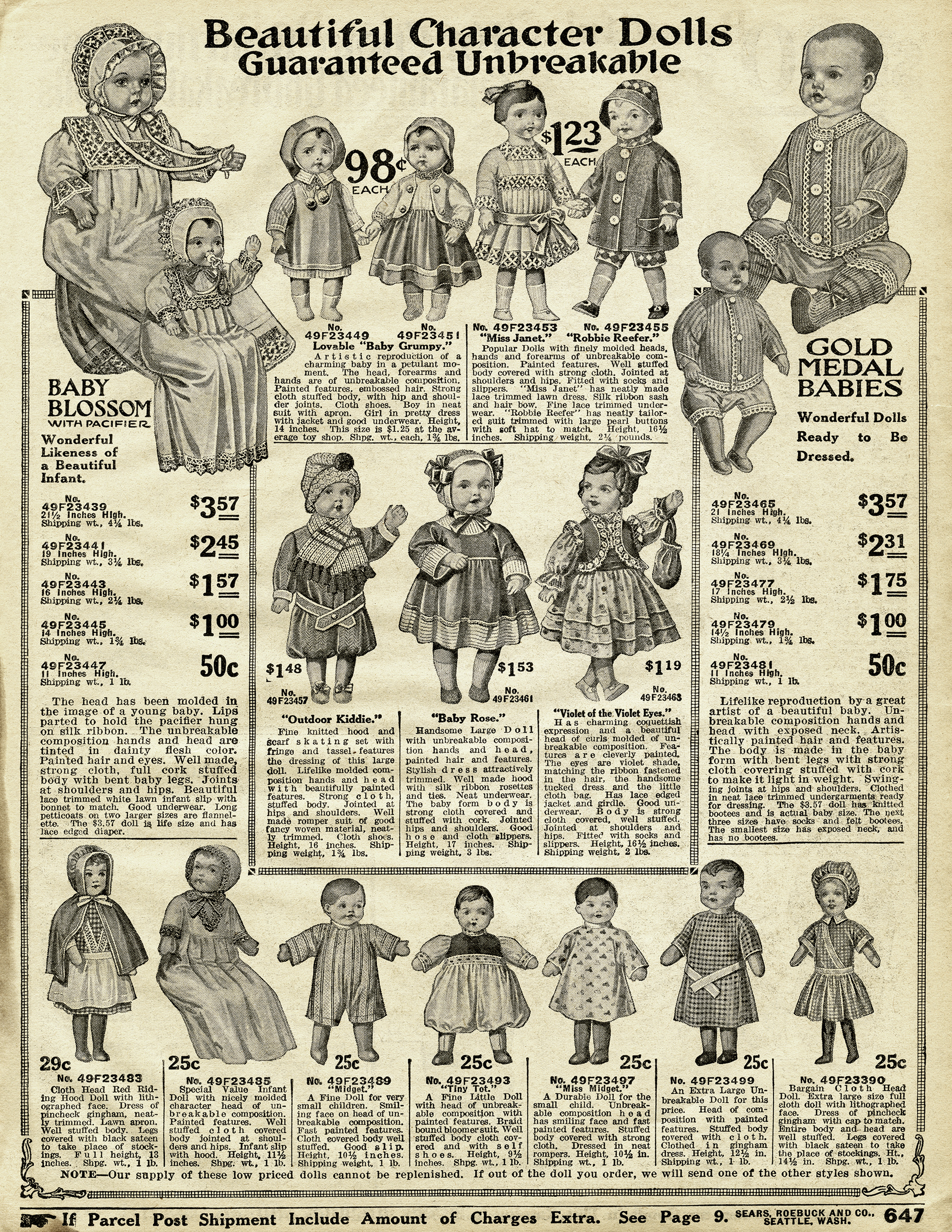 Free baby cheap doll catalogs