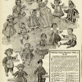 old catalogue page, vintage printable toys, antique dolls, 1916 sears, vintage toy dolly clip art