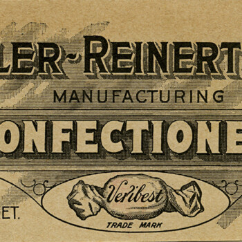 Free vintage clip art confectioners card Ziegler Reinertsen
