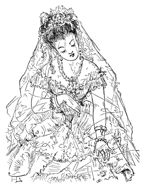 victorian bride clip art, free black and white clipart, vintage bride image, antique wedding illustration, bride printable