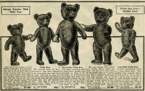 antique teddy bear, vintage teddybear clipart, black and white clip art, old fashioned toy, teddy bear illustration