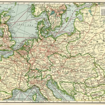 antique map, vintage map image, central Europe map old, history geography Europe, vintage ephemera printable