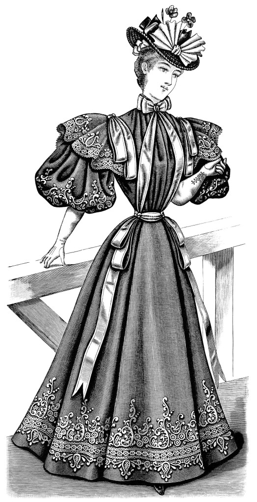 Victorian Ladies’ Costume 1895 - The Old Design Shop