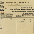 old invoice digital download, royal worcester corset co, Victorian corset paper, vintage ephemera free, vintage receipt