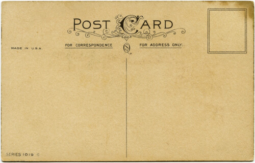 vintage postcard back, shabby postcard digital, grunge paper graphic, victorian ephemera free, old paper image