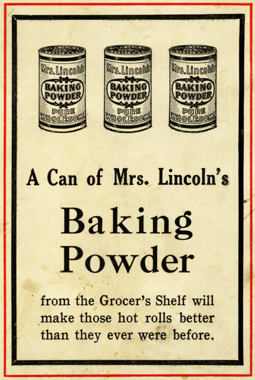 black and white clipart, vintage kitchen clip art, antique magazine ad, baking powder clip art, vintage food graphics